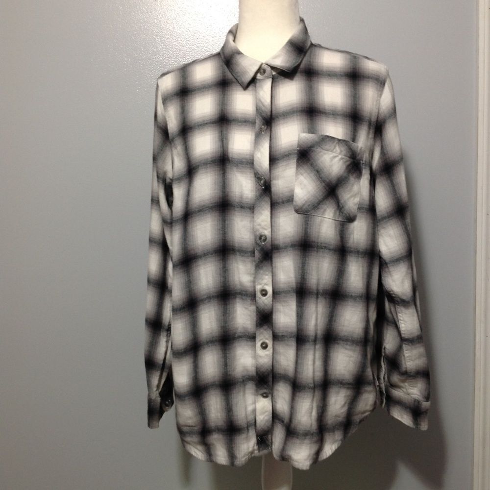 Eddie Bauer flannel button up shirt size XL